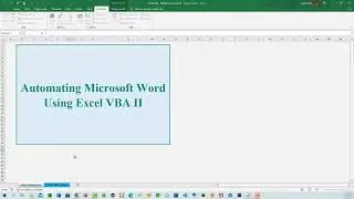 How to Integrate Excel Data into Word Automation using MS VBA