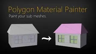 Unity Polygon Material Painter - Sub Mesh Editing inside the Editor