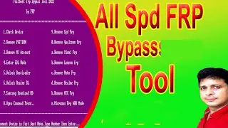 all spd frp bypass in 1 click adb command use tool