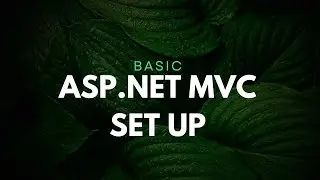 Asp.net MVC basic setup