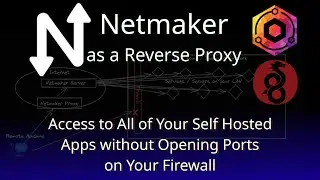 Create a Reverse Proxy for self hosted services using Netmaker and Wireguard!