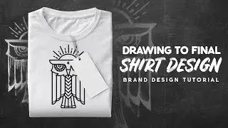 How To Make Vector Shirt Designs From A Drawing 👕