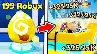 I SPENT ROBUX To Become FASTEST SWIMMER in Roblox Swim Race Simulator..
