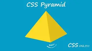 CSS Pyramid | 3D Pyramid CSS Animation