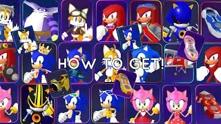 HOW TO GET ALL 20 SKINS & 6 MOUNTS IN SONIC SPEED SIMULATOR!! (Easy Guide)