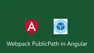 Use Webpack public path runtime variable in Angular application