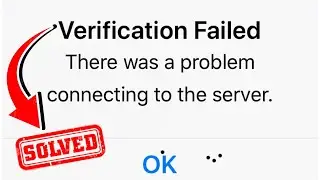 Verification failed there was an error connecting to the Apple ID server iPhone | 2021