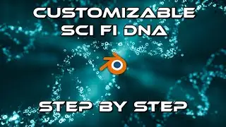 Procedural Abstract DNA Generator - Blender Tutorial