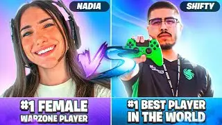 Nadia vs #1 BEST Warzone Player ON REBIRTH HACKS OFF 😲