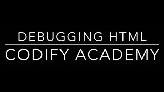 How to avoid common HTML errors and how to debug your code