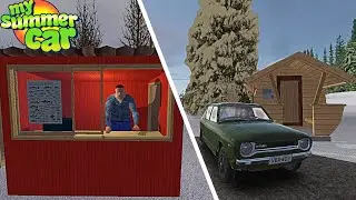 VISITING SNOWY PERAJARVI IN THE SATSUMA ESTATE | My Summer Car