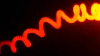 A Close-up View of Glowing Bulb Filament