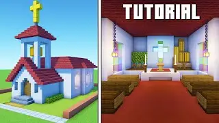 Minecraft Tutorial: How To Make A Church "2023 City Build Tutorial"