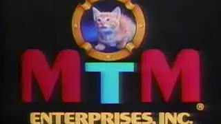 MTM Enterprises logo [QUIET!! version] / CBS ID (1990)