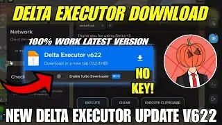 Delta Executor Mobile New Update V622 ! Delta Atualizado | Delta Download Mediafire