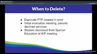 How to Delete a PTP Record