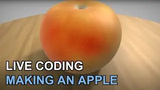 Live Coding Shaders - an apple