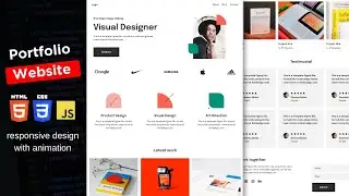 Responsive Portfolio Website HTML CSS JavaScript