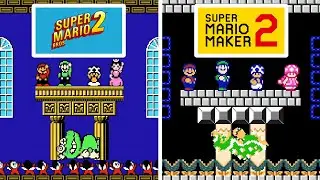 Super Mario Bros. 2 FULL GAME Recreated in Super Mario Maker 2