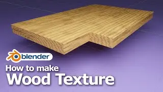 Blender Wood Texture Material Shader | Procedural Texture | 3D Wood Plank with Annual Ring