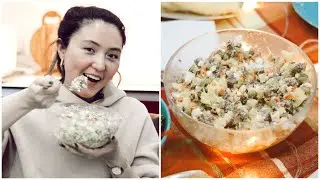 How to Make Kazakh/Russian/Soviet Traditional New Year Salad - Olivier