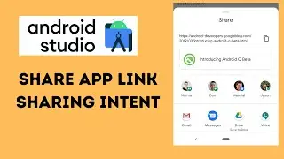 How to create Share Intent in Android studio? Android App Development Guide