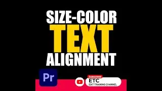 TEXT ALIGNMENT  | ADOBE PREMIERE PRO | #shorts