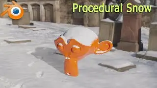 Blender Quick tutorial - Procedural Snow 