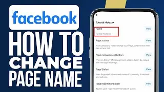 How To Change Facebook Page Name (2024 Update)