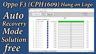 Oppo F3 (CPH1609) Auto Recovery Mode Solution/Oppo F3 After Format Auto Recovery Hang On Logo Done