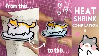 💖SHRINK PLASTIC COMPILATION💖 DIY SHRINK PLASTIC