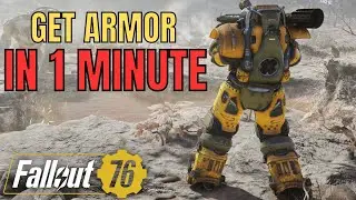 How To Get Fallout 76 Armor in 1 minute Early Game