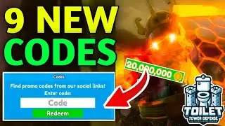 UPD⚠️TOILET TOWER DEFENSE CODES 2024 |ROBLOX TOILET TOWER DEFENSE CODES