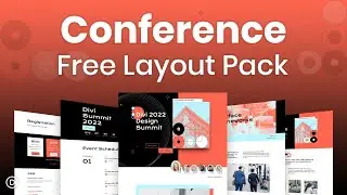 FREE Divi Layout Pack # 265 | Conference