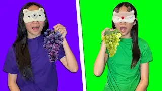 What color food are we eating? | Janet and Kate