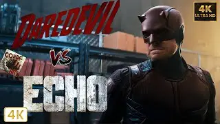 Daredevil vs echo hand to hand combat fight | echo fighting skills | Daredevil entry