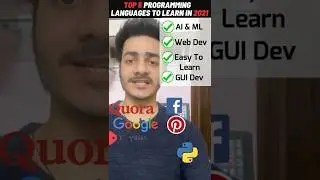 Top 5 Programming Languages to learn in 2021