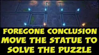 Foregone Conclusion Genshin impact move the statue to solve the puzzzle