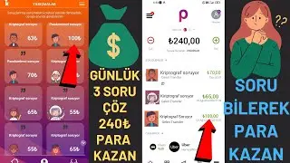 SORUYU BİL HER GÜN 240₺ PARA KAZAN - internetten para kazanma | Bedava para kazanma yolları