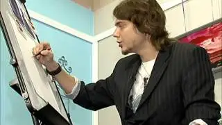 Пинап рисунок Красотина