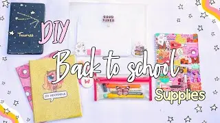 DIY back to school supplies 2020 | School supplies 2020 | Easy diy school supplies | Diy Twins