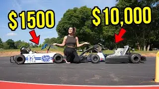 Cheap Dirt Oval Gokart Vs Road Course Race Kart