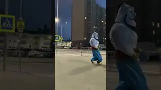 Ростовая кукла Джин из мультика Аладдин Тюмень.