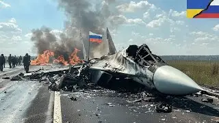 THE FIRST AIR BATTLE IN THE MOSCOW SKY! Ukraine's F-16's breach the border to shoot down an SU-57!