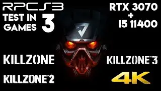 RPCS3 Emulator Test In 3 Killzone Games 4K | RTX 3070 + i5 11400