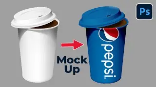 Easily Create Paper Cup Mock Up in Photoshop