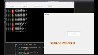 [C#] Show log console in winform use Serilog Library | Laptrinhvb.net