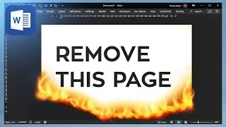 3 Ways to Remove Page 📄 in Word                     (Microsoft Word tutorial, how-to, troubleshoot)