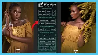 HOW TO USE THE RETOUCHING ACADEMY FREQUENCY SEPARATION | PHOTOSHOP PLUG IN