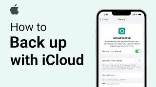 How to back up your iPhone to iCloud | Apple Support